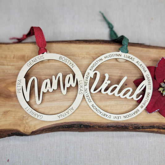 Custom Circular Ornament